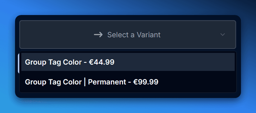 Select Menu